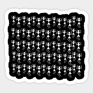 Warli Dance Sticker